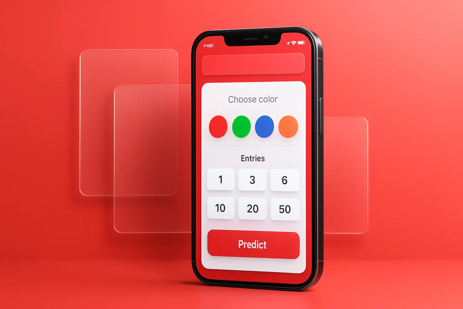 82 Lottery app landing preview
